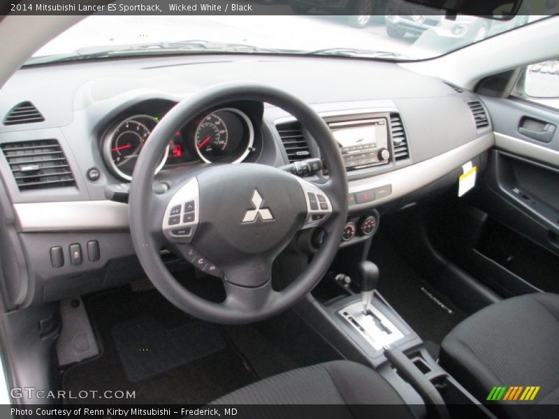  2014 Lancer ES Sportback Black Interior