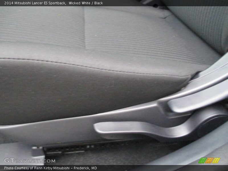 Wicked White / Black 2014 Mitsubishi Lancer ES Sportback