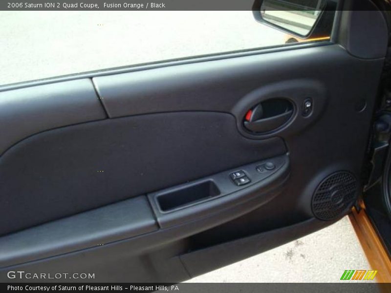 Fusion Orange / Black 2006 Saturn ION 2 Quad Coupe