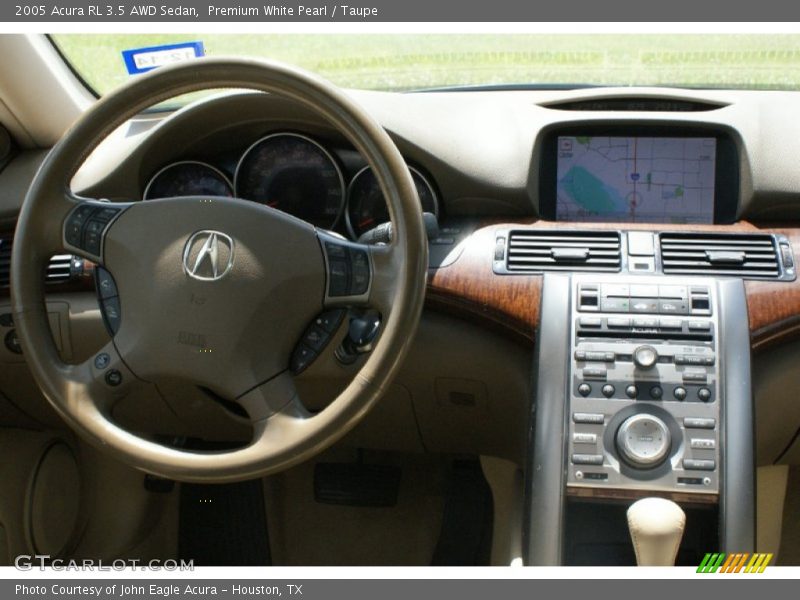 Premium White Pearl / Taupe 2005 Acura RL 3.5 AWD Sedan