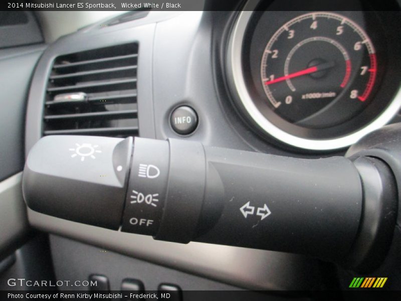 Controls of 2014 Lancer ES Sportback