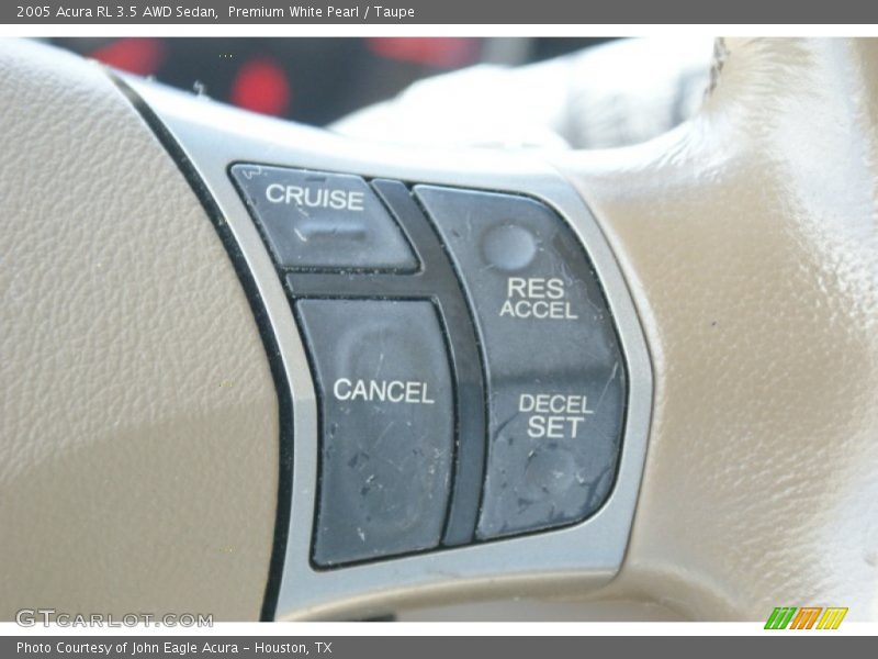 Premium White Pearl / Taupe 2005 Acura RL 3.5 AWD Sedan