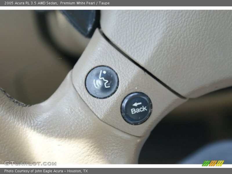 Premium White Pearl / Taupe 2005 Acura RL 3.5 AWD Sedan