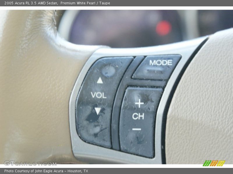 Premium White Pearl / Taupe 2005 Acura RL 3.5 AWD Sedan