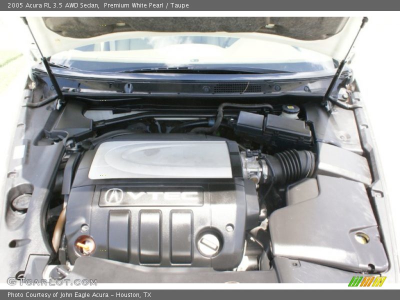 Premium White Pearl / Taupe 2005 Acura RL 3.5 AWD Sedan