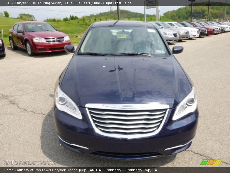 True Blue Pearl / Black/Light Frost Beige 2014 Chrysler 200 Touring Sedan