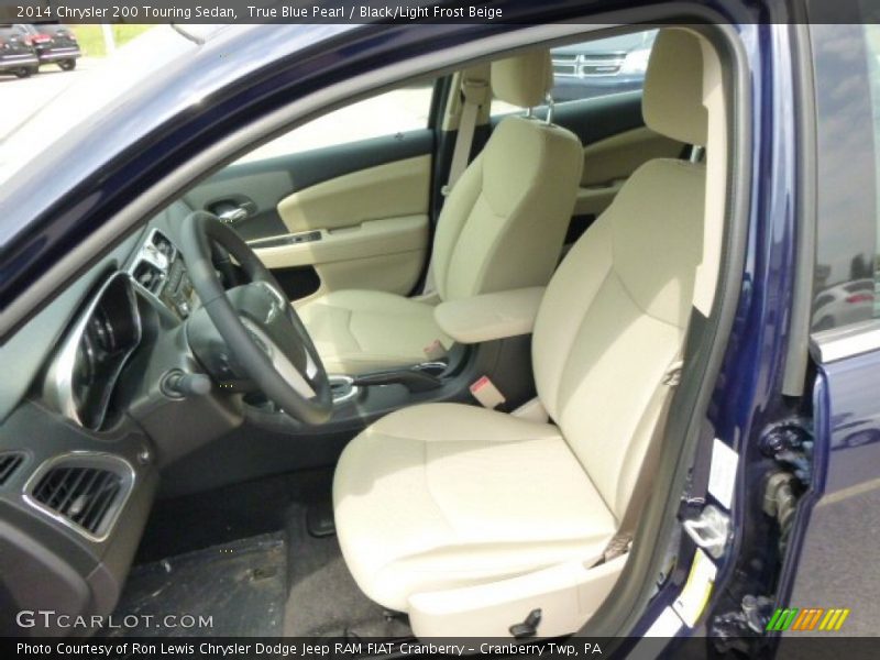 True Blue Pearl / Black/Light Frost Beige 2014 Chrysler 200 Touring Sedan