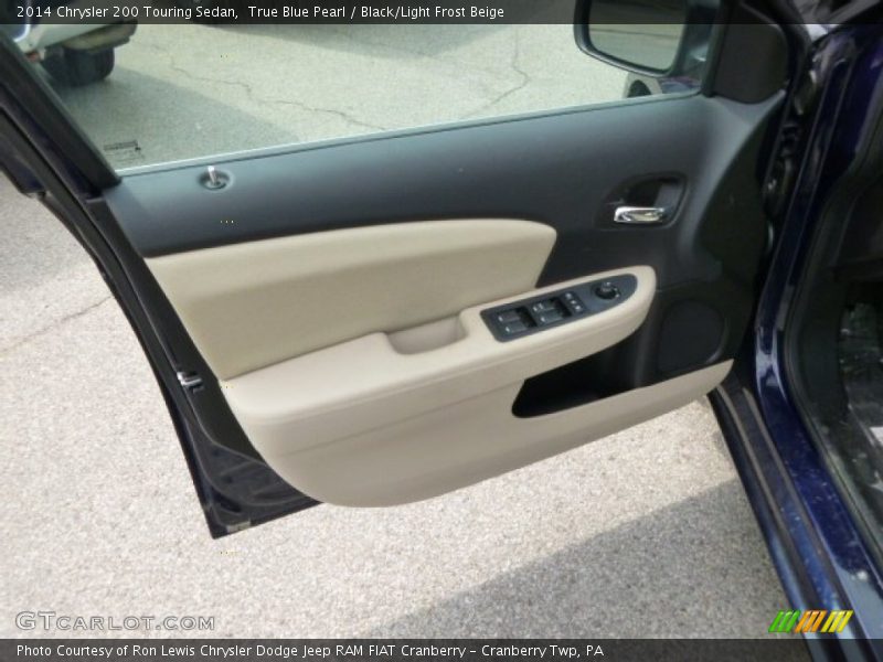 True Blue Pearl / Black/Light Frost Beige 2014 Chrysler 200 Touring Sedan