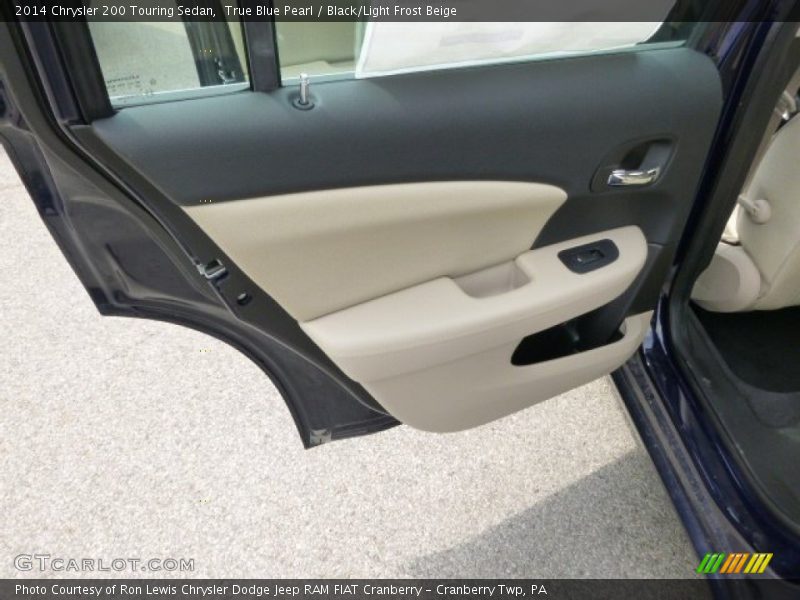 True Blue Pearl / Black/Light Frost Beige 2014 Chrysler 200 Touring Sedan