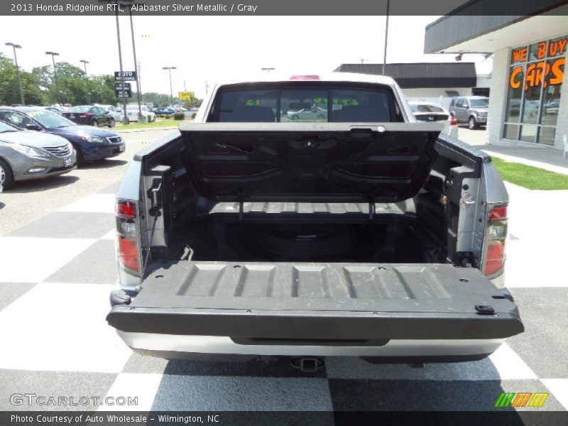 Alabaster Silver Metallic / Gray 2013 Honda Ridgeline RTL