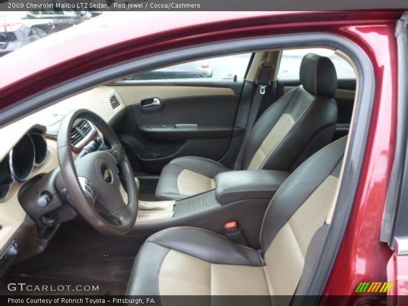 Red Jewel / Cocoa/Cashmere 2009 Chevrolet Malibu LTZ Sedan
