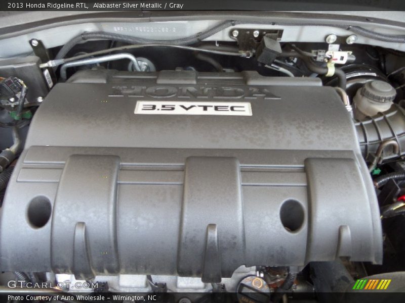 Alabaster Silver Metallic / Gray 2013 Honda Ridgeline RTL