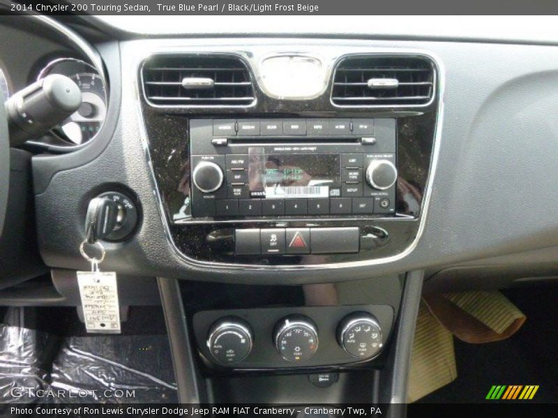 True Blue Pearl / Black/Light Frost Beige 2014 Chrysler 200 Touring Sedan