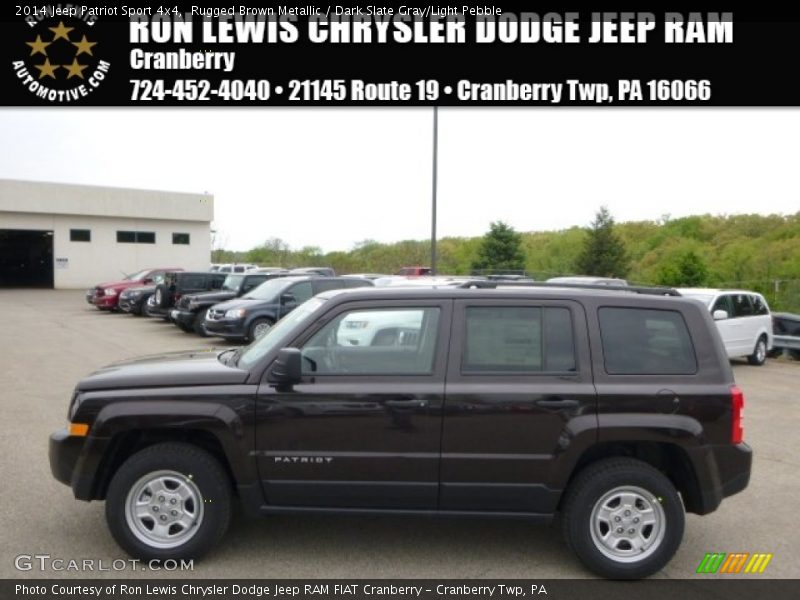 Rugged Brown Metallic / Dark Slate Gray/Light Pebble 2014 Jeep Patriot Sport 4x4