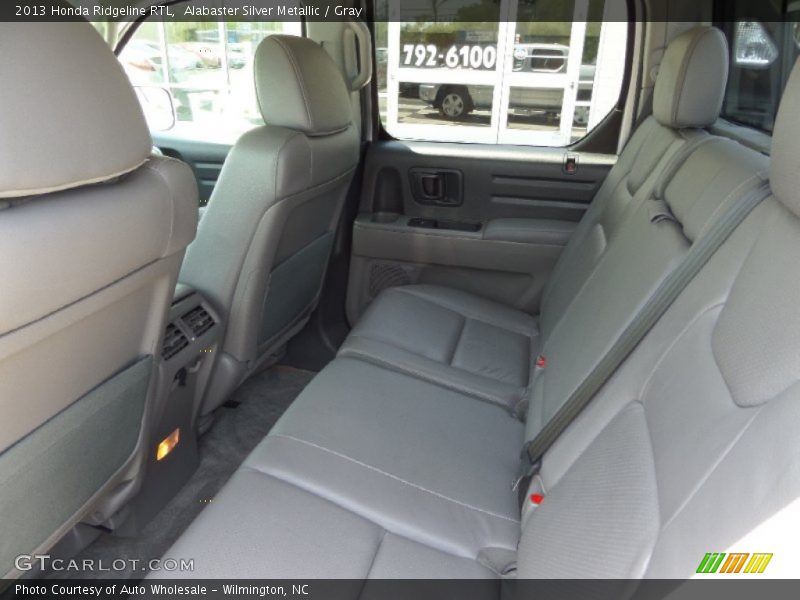 Alabaster Silver Metallic / Gray 2013 Honda Ridgeline RTL