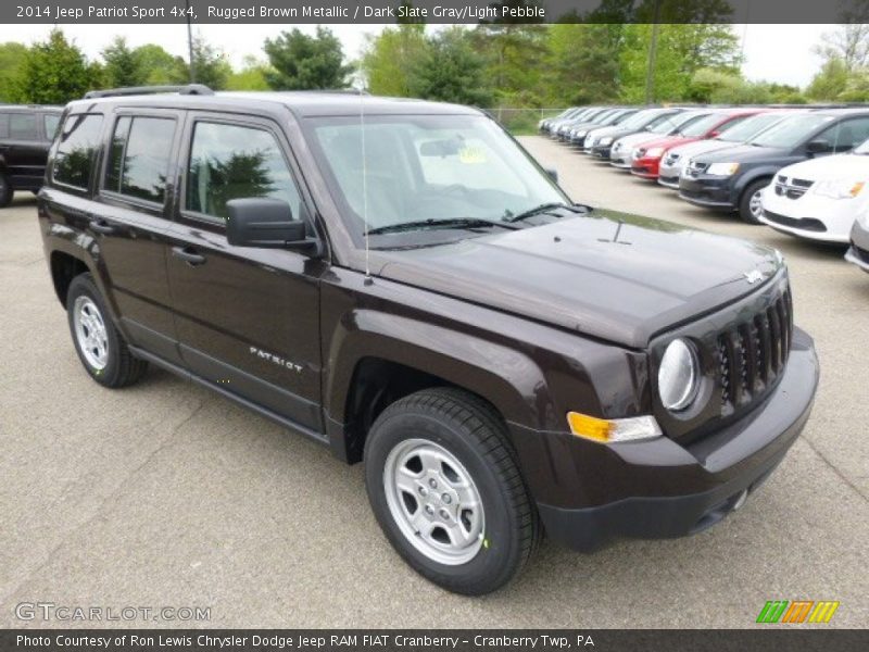 Rugged Brown Metallic / Dark Slate Gray/Light Pebble 2014 Jeep Patriot Sport 4x4