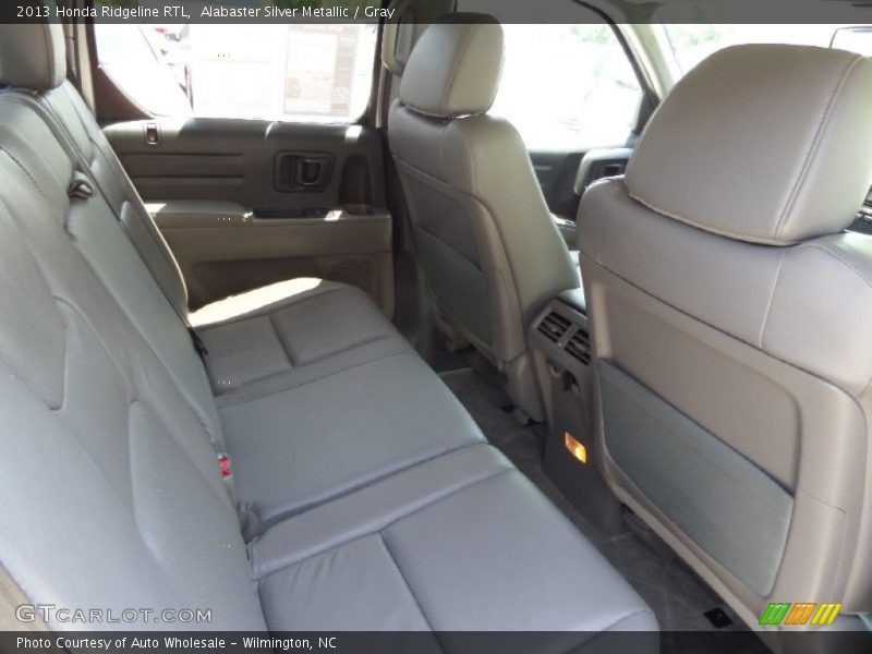 Alabaster Silver Metallic / Gray 2013 Honda Ridgeline RTL