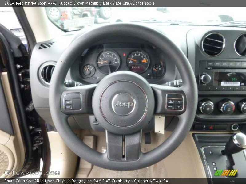 Rugged Brown Metallic / Dark Slate Gray/Light Pebble 2014 Jeep Patriot Sport 4x4