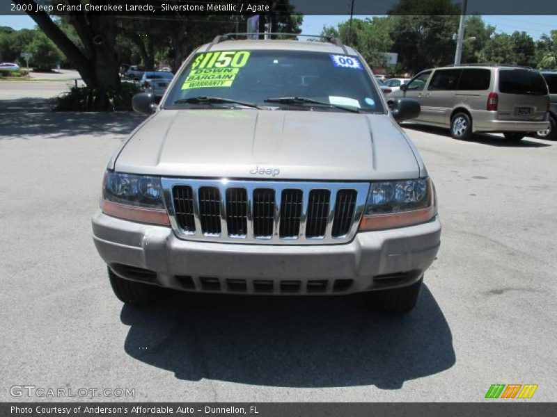 Silverstone Metallic / Agate 2000 Jeep Grand Cherokee Laredo