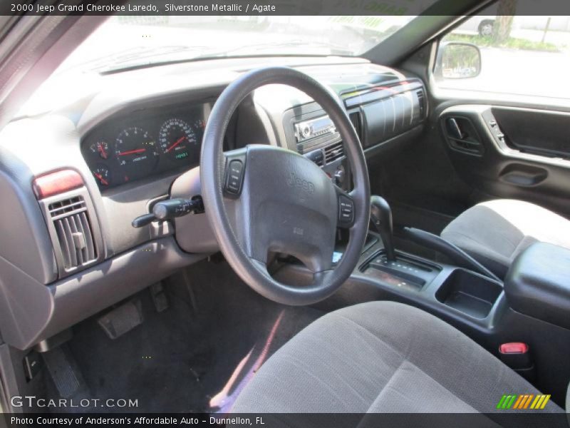 Silverstone Metallic / Agate 2000 Jeep Grand Cherokee Laredo