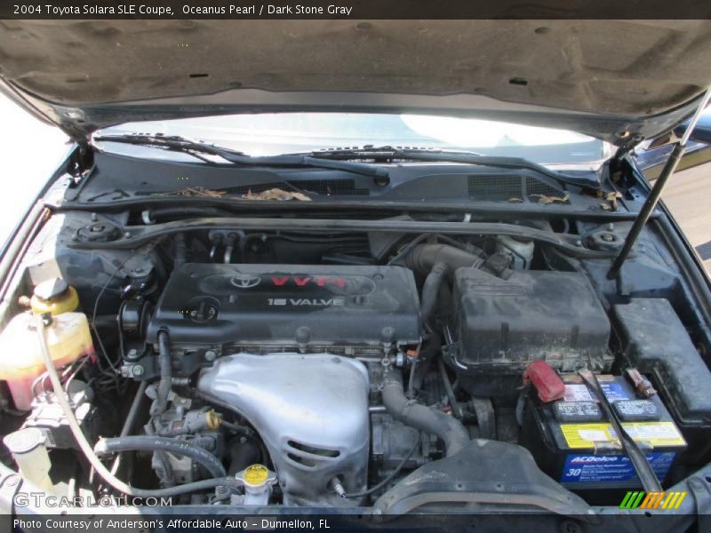 Oceanus Pearl / Dark Stone Gray 2004 Toyota Solara SLE Coupe