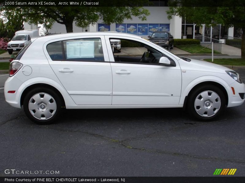 Arctic White / Charcoal 2008 Saturn Astra XE Sedan