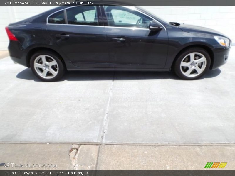 Saville Grey Metallic / Off Black 2013 Volvo S60 T5