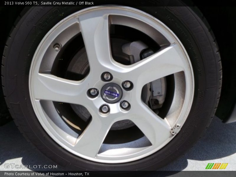 Saville Grey Metallic / Off Black 2013 Volvo S60 T5
