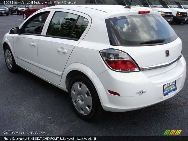 Arctic White / Charcoal 2008 Saturn Astra XE Sedan