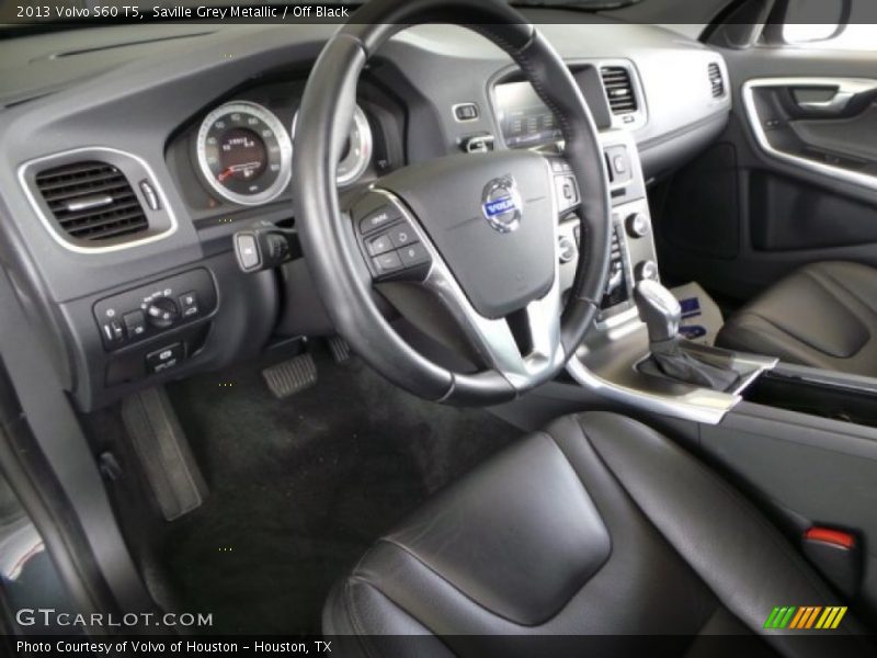 Saville Grey Metallic / Off Black 2013 Volvo S60 T5