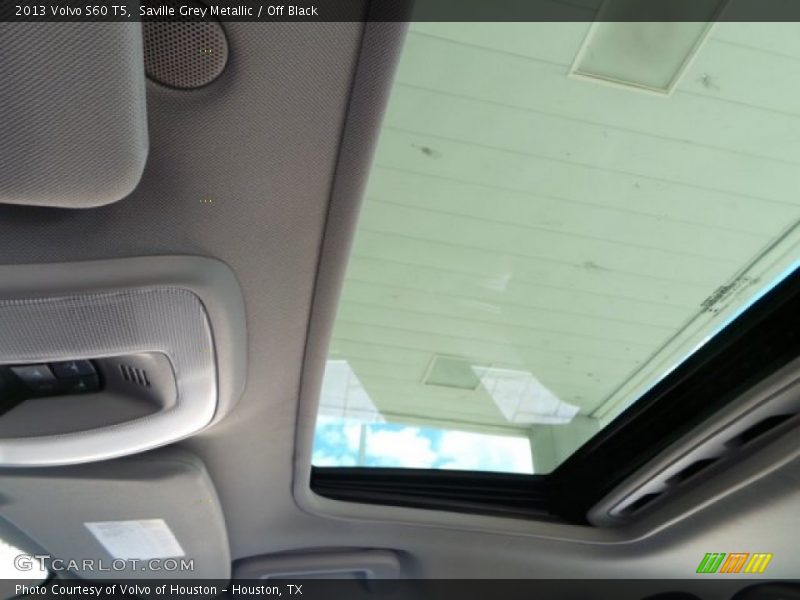Saville Grey Metallic / Off Black 2013 Volvo S60 T5