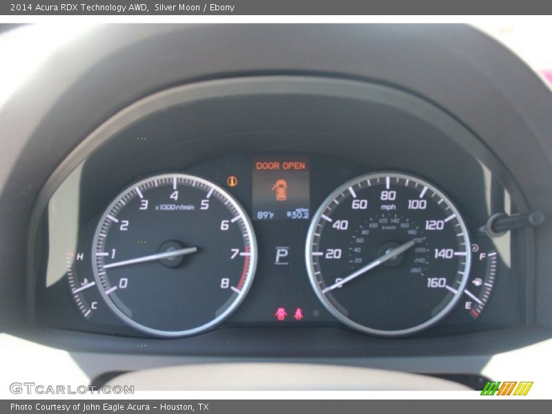 Silver Moon / Ebony 2014 Acura RDX Technology AWD