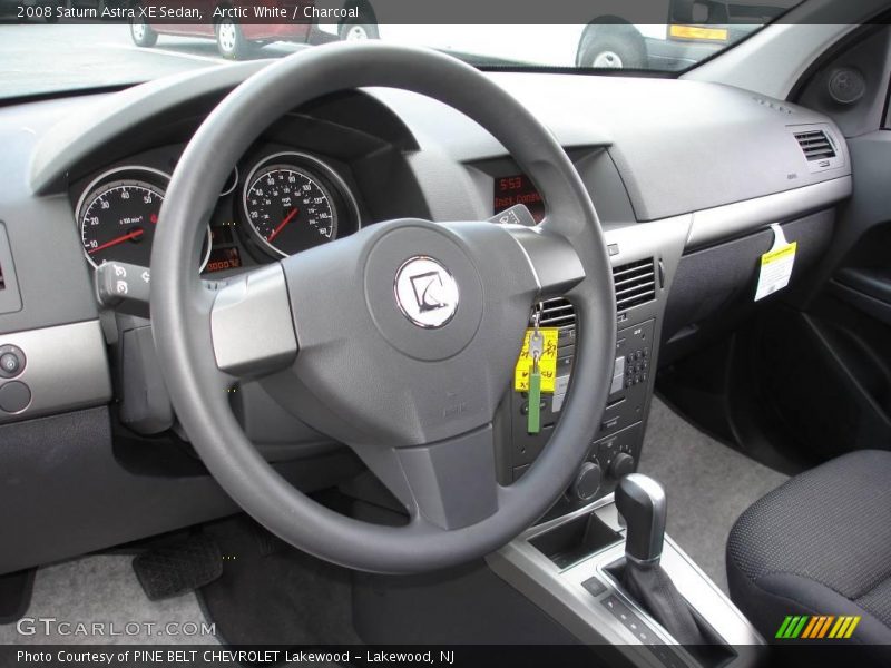 Arctic White / Charcoal 2008 Saturn Astra XE Sedan