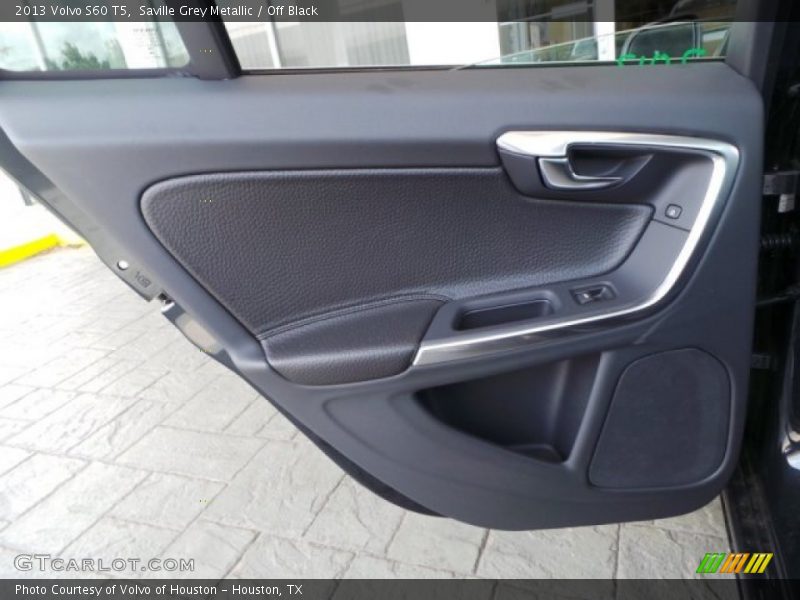 Saville Grey Metallic / Off Black 2013 Volvo S60 T5