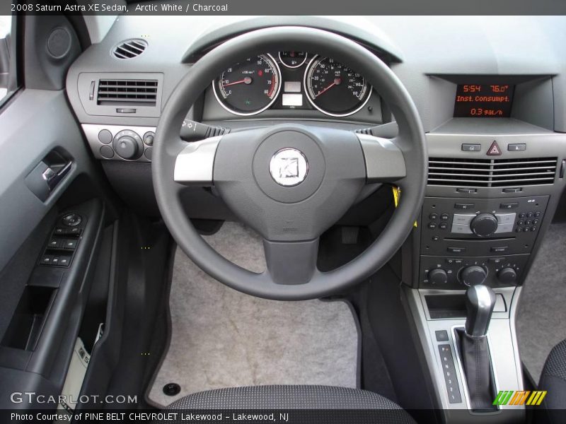 Arctic White / Charcoal 2008 Saturn Astra XE Sedan