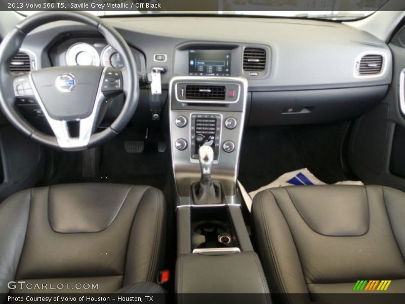 Saville Grey Metallic / Off Black 2013 Volvo S60 T5