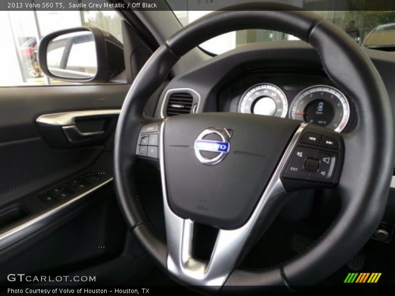 Saville Grey Metallic / Off Black 2013 Volvo S60 T5