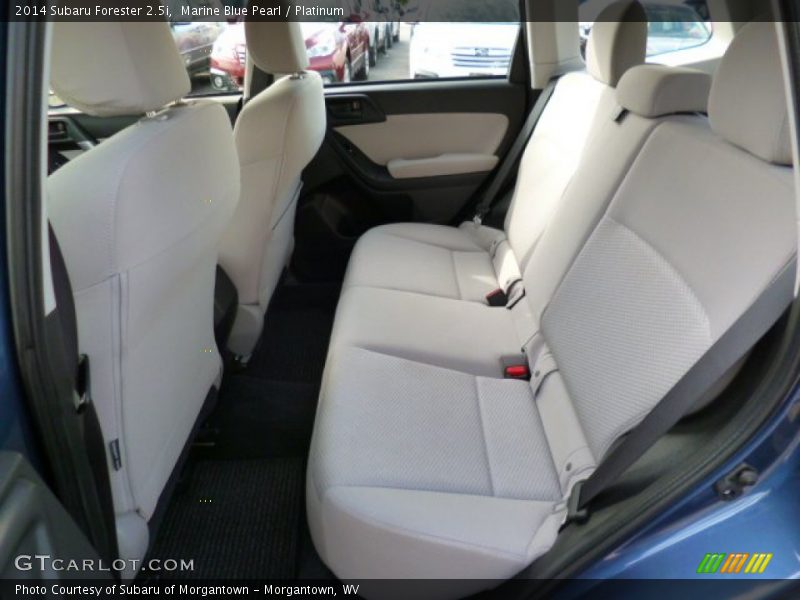 Marine Blue Pearl / Platinum 2014 Subaru Forester 2.5i