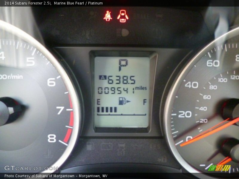Marine Blue Pearl / Platinum 2014 Subaru Forester 2.5i