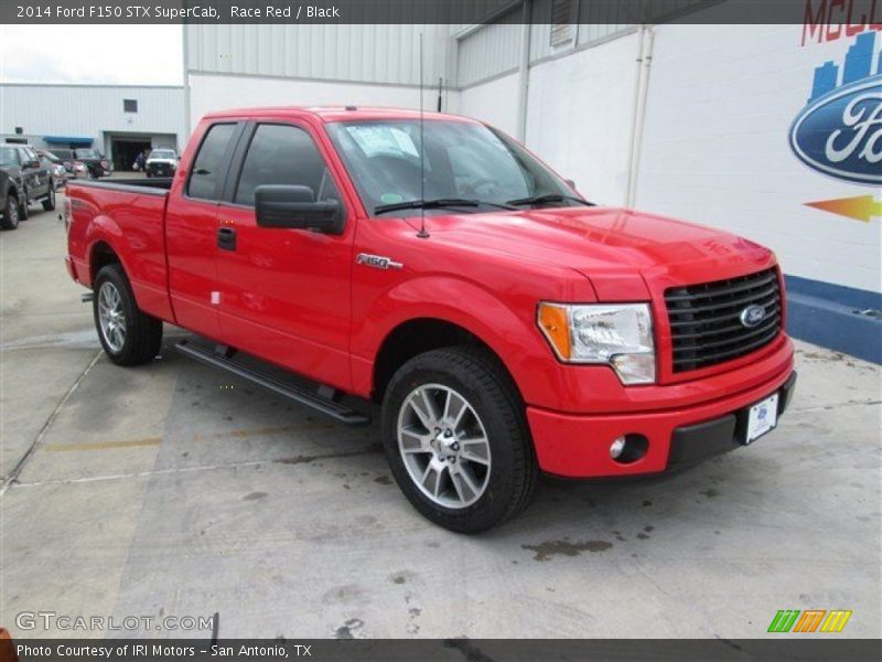 Race Red / Black 2014 Ford F150 STX SuperCab