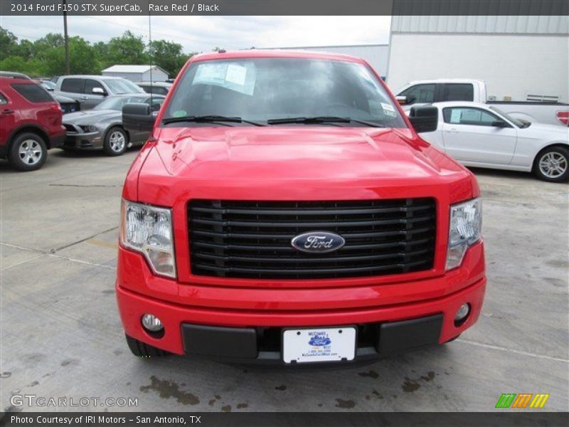 Race Red / Black 2014 Ford F150 STX SuperCab