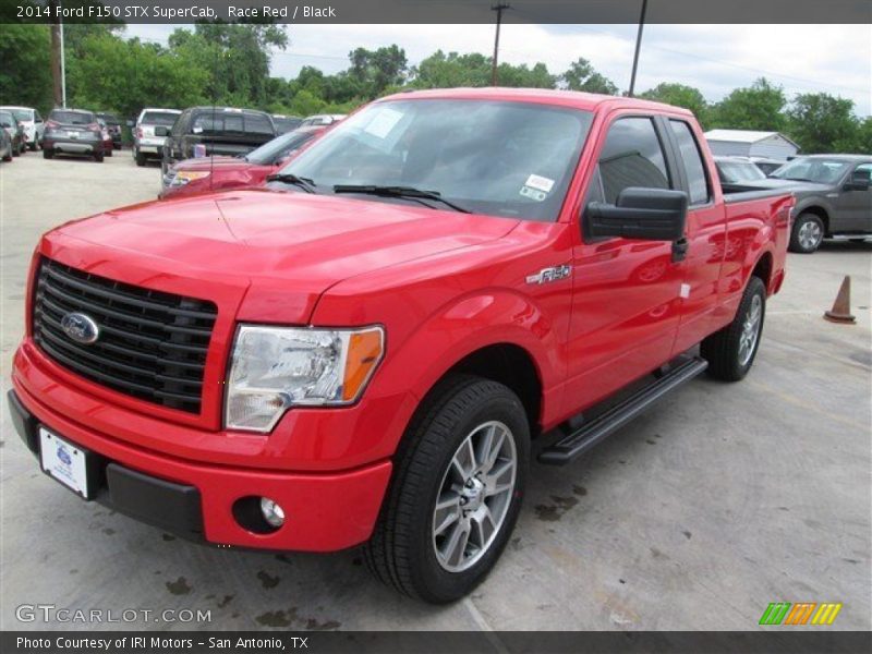 Race Red / Black 2014 Ford F150 STX SuperCab