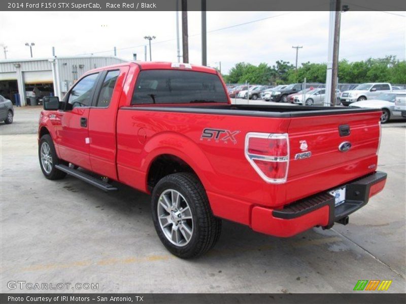 Race Red / Black 2014 Ford F150 STX SuperCab