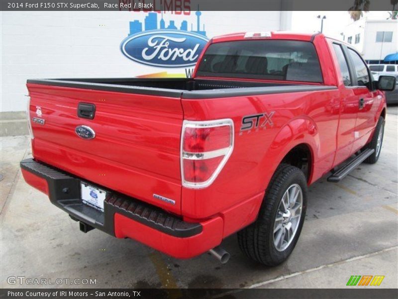 Race Red / Black 2014 Ford F150 STX SuperCab