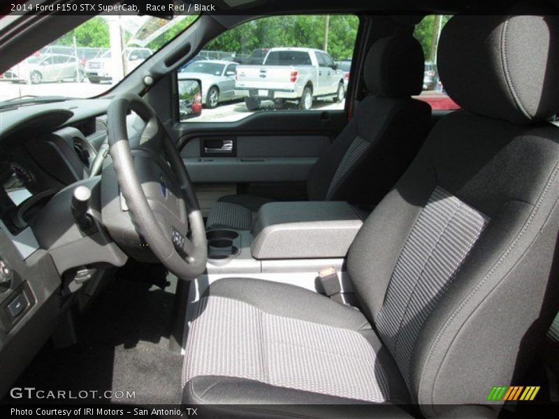 Race Red / Black 2014 Ford F150 STX SuperCab