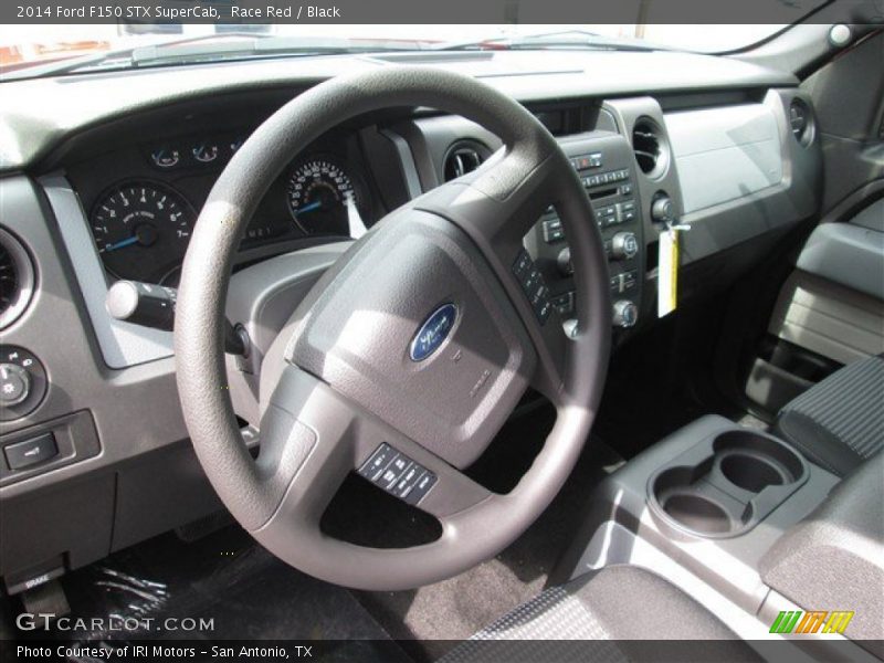 Race Red / Black 2014 Ford F150 STX SuperCab