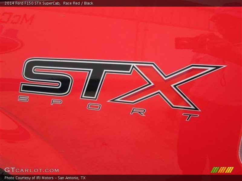 Race Red / Black 2014 Ford F150 STX SuperCab