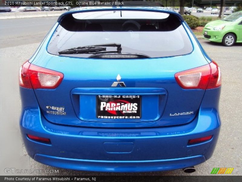 Octane Blue Metallic / Black 2010 Mitsubishi Lancer Sportback GTS