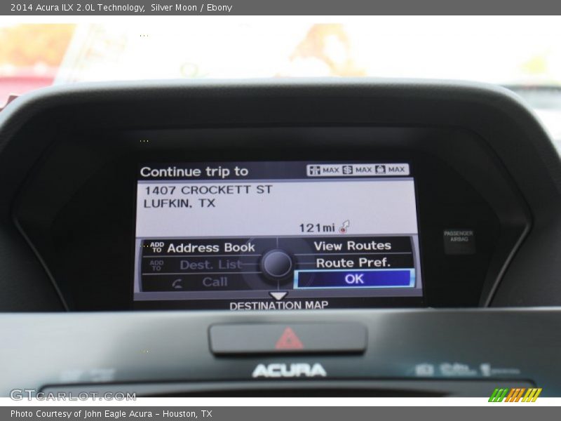 Silver Moon / Ebony 2014 Acura ILX 2.0L Technology