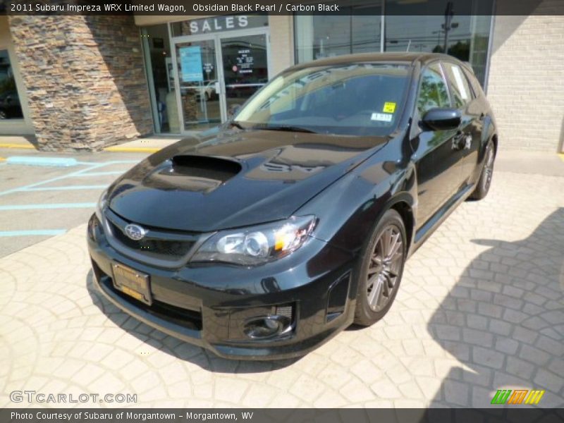 Obsidian Black Pearl / Carbon Black 2011 Subaru Impreza WRX Limited Wagon